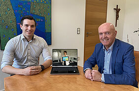 Förderbescheidübergabe digitales Rathaus